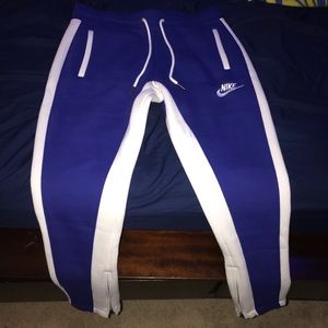 blue nike sweatpants